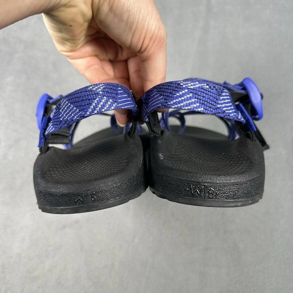 Chaco Womens ZCloud X2 Sandals Women Sz 8 Overhaul Blue Black Strappy Adjustable